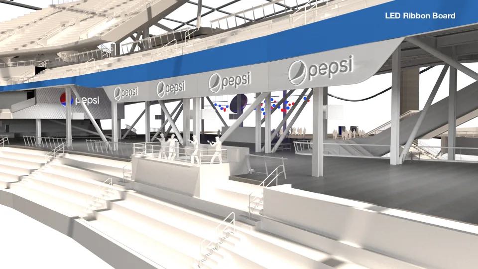 SoFI Stadium x Pepsi Rendering