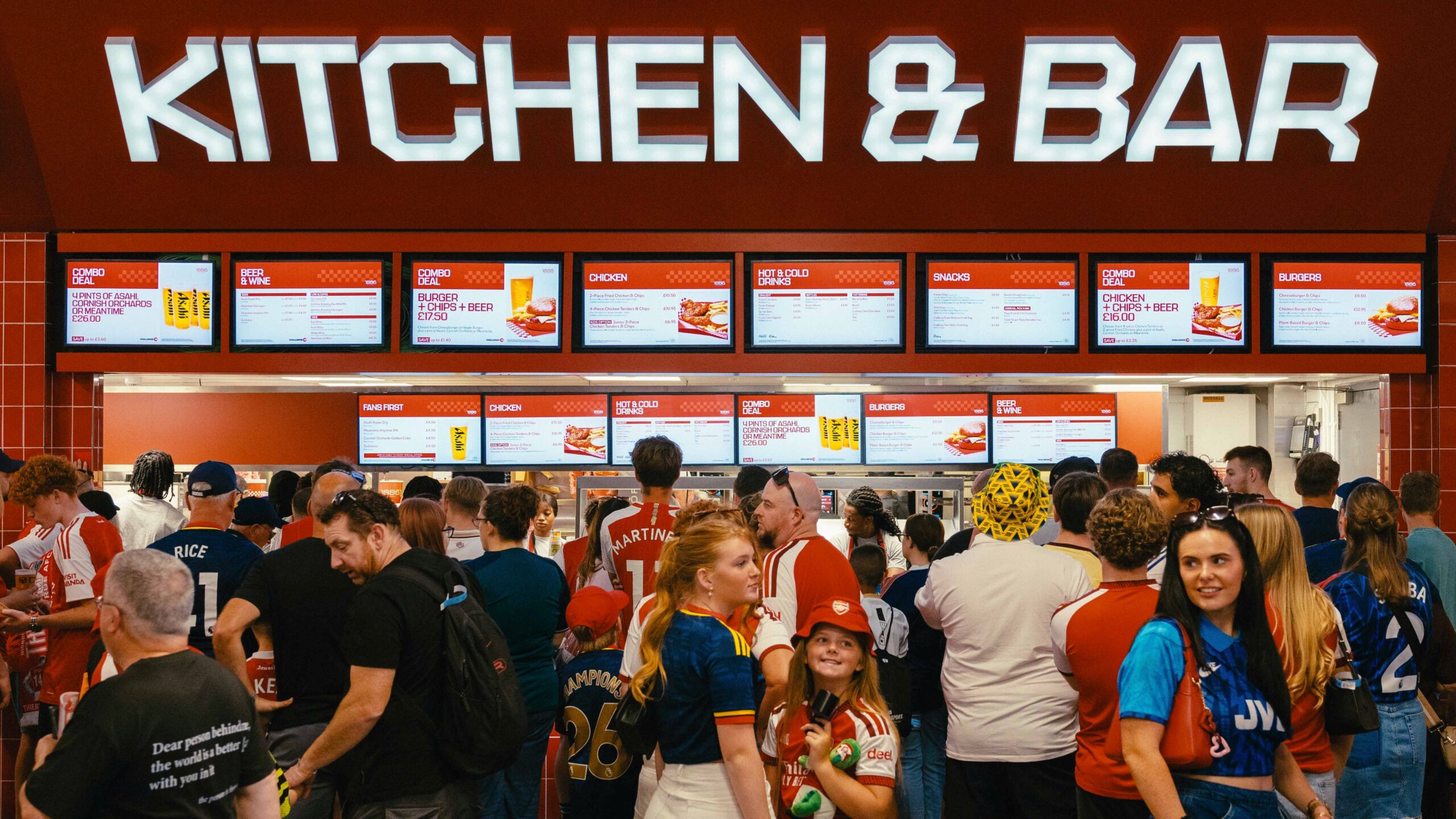 Arsenal concession stand