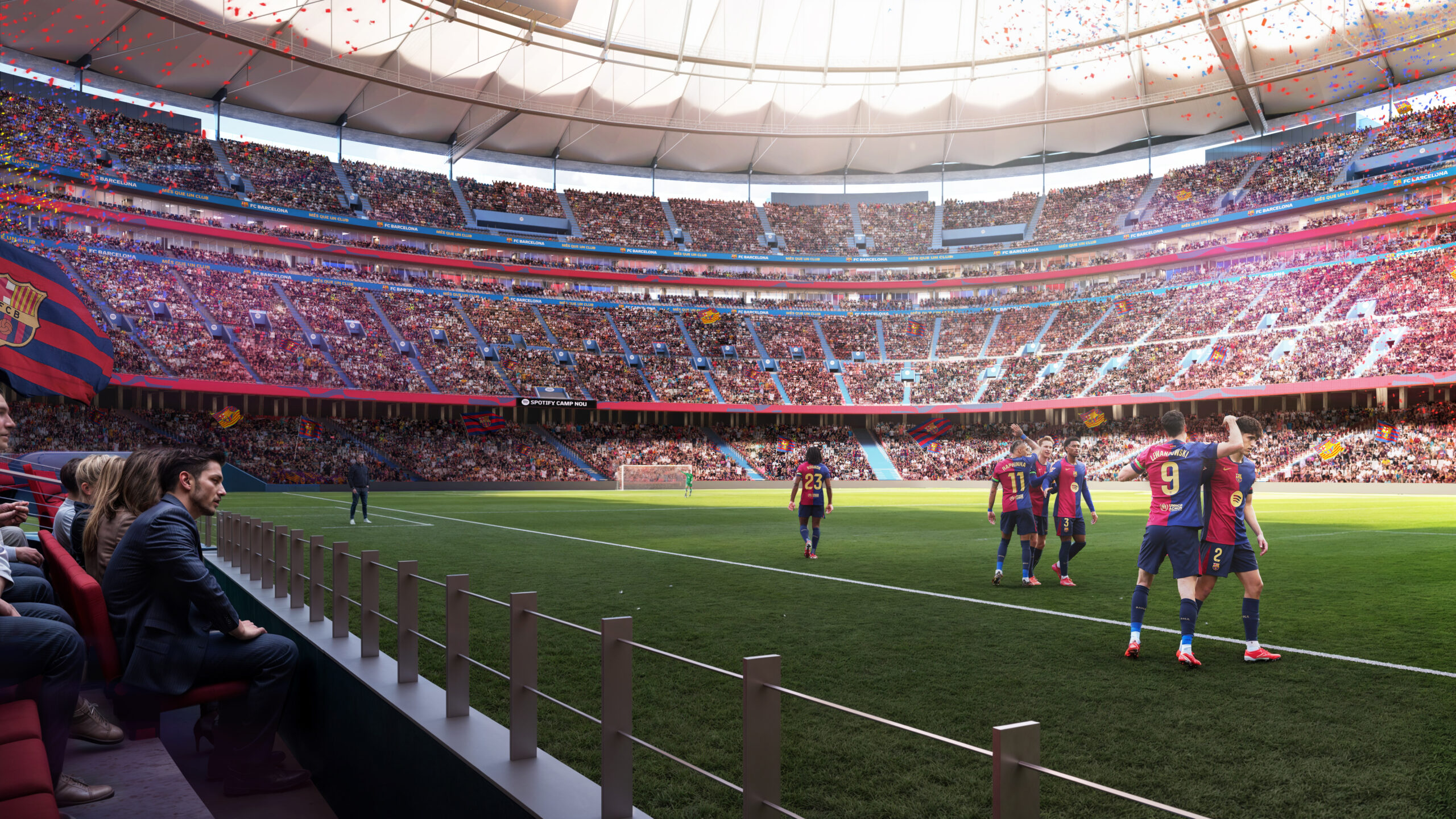 Spotify Camp Nou rendering